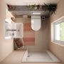 Hansgrohe Xanuia Q 61008450 umywalka 50x39 cm prostokątna ścienna biała zdj.4