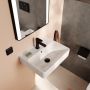 Hansgrohe Xanuia Q 61008450 umywalka 50x39 cm prostokątna ścienna biała zdj.5