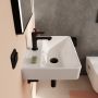 Hansgrohe Xanuia Q 61008450 umywalka 50x39 cm prostokątna ścienna biała zdj.6