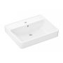 Hansgrohe Xanuia Q 61010450 umywalka 60x48 cm prostokątna ścienna biała zdj.1