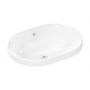Hansgrohe Xuniva U 61062450 umywalka 55x40 cm owalna wpuszczana biała zdj.1