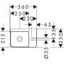Hansgrohe Xelu Q 61084450 umywalka 36x25 cm prostokątna biała zdj.2