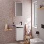 Hansgrohe Xelu Q 61084450 umywalka 36x25 cm prostokątna ścienna-meblowa biała zdj.3