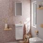 Hansgrohe Xelu Q 61084450 umywalka 36x25 cm prostokątna ścienna-meblowa biała zdj.4