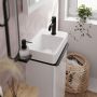 Hansgrohe Xelu Q 61084450 umywalka 36x25 cm prostokątna ścienna-meblowa biała zdj.9