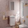 Hansgrohe Xelu Q 61085450 umywalka 36x25 cm prostokątna ścienna-meblowa biała zdj.4