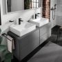 Hansgrohe Xevolos E 61094450 umywalka 60x48 cm prostokątna nablatowa biała zdj.4