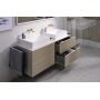 Hansgrohe Xevolos E 61095450 umywalka 60x48 cm prostokątna nablatowa biała zdj.6