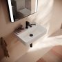 Hansgrohe Xanuia Q 61122450 umywalka 55x37 cm prostokątna ścienna biała zdj.4