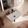 Hansgrohe Xanuia Q 61128450 umywalka 65x39 cm prostokątna ścienna biała zdj.3