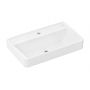 Hansgrohe Xanuia Q 61130450 umywalka 65x39 cm prostokątna ścienna biała zdj.1