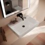 Hansgrohe Xanuia Q 61135450 umywalka 70x48 cm prostokątna ścienna biała zdj.3