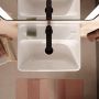 Hansgrohe Xanuia Q 61141450 umywalka 45x34 cm prostokątna ścienna biała zdj.6