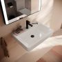 Hansgrohe Xanuia Q 61153450 umywalka 65x48 cm prostokątna ścienna biała zdj.4