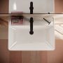 Hansgrohe Xanuia Q 61153450 umywalka 65x48 cm prostokątna ścienna biała zdj.7