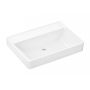 Hansgrohe Xanuia Q 61154450 umywalka 65x48 cm prostokątna ścienna biała zdj.1