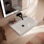 Hansgrohe Xanuia Q 61154450 umywalka 65x48 cm prostokątna ścienna biała zdj.4