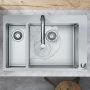 Hansgrohe ShowerTablet 43310800 zlewozmywak stalowy 75.5x50 cm zdj.4