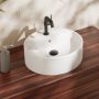Hansgrohe Xuniva S 60169450 umywalka 45x45 cm okrągła nablatowa biała zdj.8