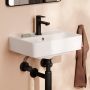 Hansgrohe Xanuia Q 61007450 umywalka 45x34 cm prostokątna ścienna biała zdj.11