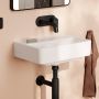 Hansgrohe Xanuia Q 60231450 umywalka 45x34 cm prostokątna ścienna biała zdj.10
