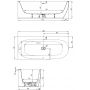 Hoesch iSensi 3834010 wanna narożna 180x180 cm zdj.2