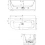 Hoesch iSensi 3835010 wanna narożna 180x180 cm zdj.2