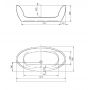 Hoesch Cabo 6610010 wanna wolnostojąca 185x90 cm zdj.2
