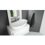 Hoesch Namur Lounge 4420010 umywalka 50x30 cm owalna nablatowa biała zdj.3