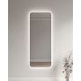 HoM Mussum M40x80BLC50x4ON lustro 80x140 cm z oświetleniem czarny zdj.7