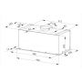 iceBerg Wego WEGOPPOMBK4501 okap podszafkowy 45 cm czarny zdj.2