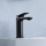 Invena Neri BU01004 bateria umywalkowa stojąca czarny zdj.5