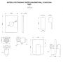 Invena Nyks BP28001 bateria prysznicowa podtynkowa zdj.2