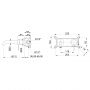 Invena Kalitea BP72U01 bateria umywalkowa podtynkowa chrom zdj.2