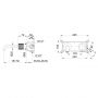 Invena Moonlight BP77U14 bateria umywalkowa podtynkowa czarna zdj.2