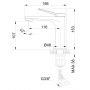 Invena Alonia BU70009 bateria umywalkowa stojąca złota zdj.2