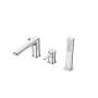 Invena Glamour BW02S01 bateria wannowo-prysznicowa nawannowa chrom zdj.4