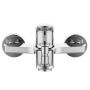 Invena Alonia BW70001 bateria wannowo-prysznicowa ścienna chrom zdj.5