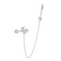 Invena Alonia BW70002 bateria wannowo-prysznicowa ścienna biała zdj.1
