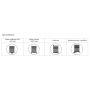 Invena UG01080 grzejnik łazienkowy drabinkowy biały 80x54 cm zdj.3