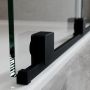 Invena AK21101 kabina prysznicowa walk-in x100 cm chrom /szkło przezroczyste zdj.7