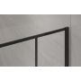 Invena AK32187 ścianka prysznicowa walk-in 80 cm czarny półmat/szkło przezroczyste zdj.7