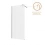 Invena AK32189 ścianka prysznicowa walk-in 80 cm chrom półmat/szkło ze wzorem zdj.3