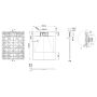 Invena Alvero AK7B810 brodzik prostokątny 100x80 cm biały zdj.2