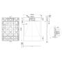 Invena Alvero AK7C111 brodzik prostokątny 110x100 cm czarny zdj.2