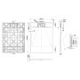 Invena Alvero AK7C912 brodzik prostokątny 120x90 cm czarny zdj.2
