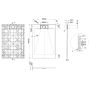 Invena Alvero AK7K812 brodzik prostokątny 120x80 cm beżowy zdj.2