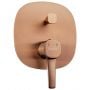 Invena Glamour BS02014 zestaw prysznicowy podtynkowy z deszczownicą miedź zdj.3