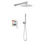 Invena Alonia BS70001 zestaw prysznicowy podtynkowy z deszczownicą chrom zdj.6