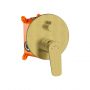 Invena Alonia BS70009 zestaw prysznicowy podtynkowy z deszczownicą złoty zdj.5